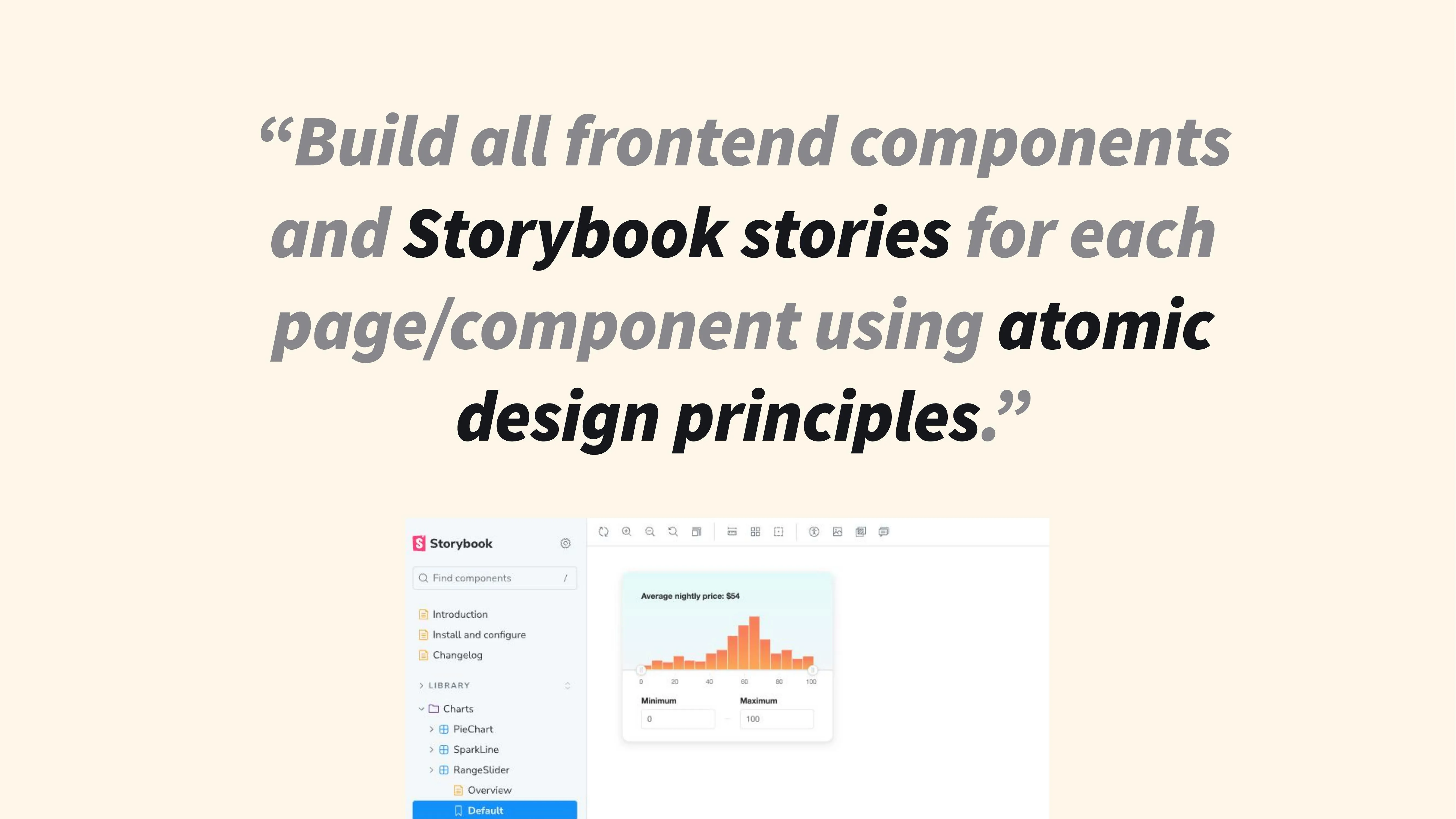 Storybook component hierarchy