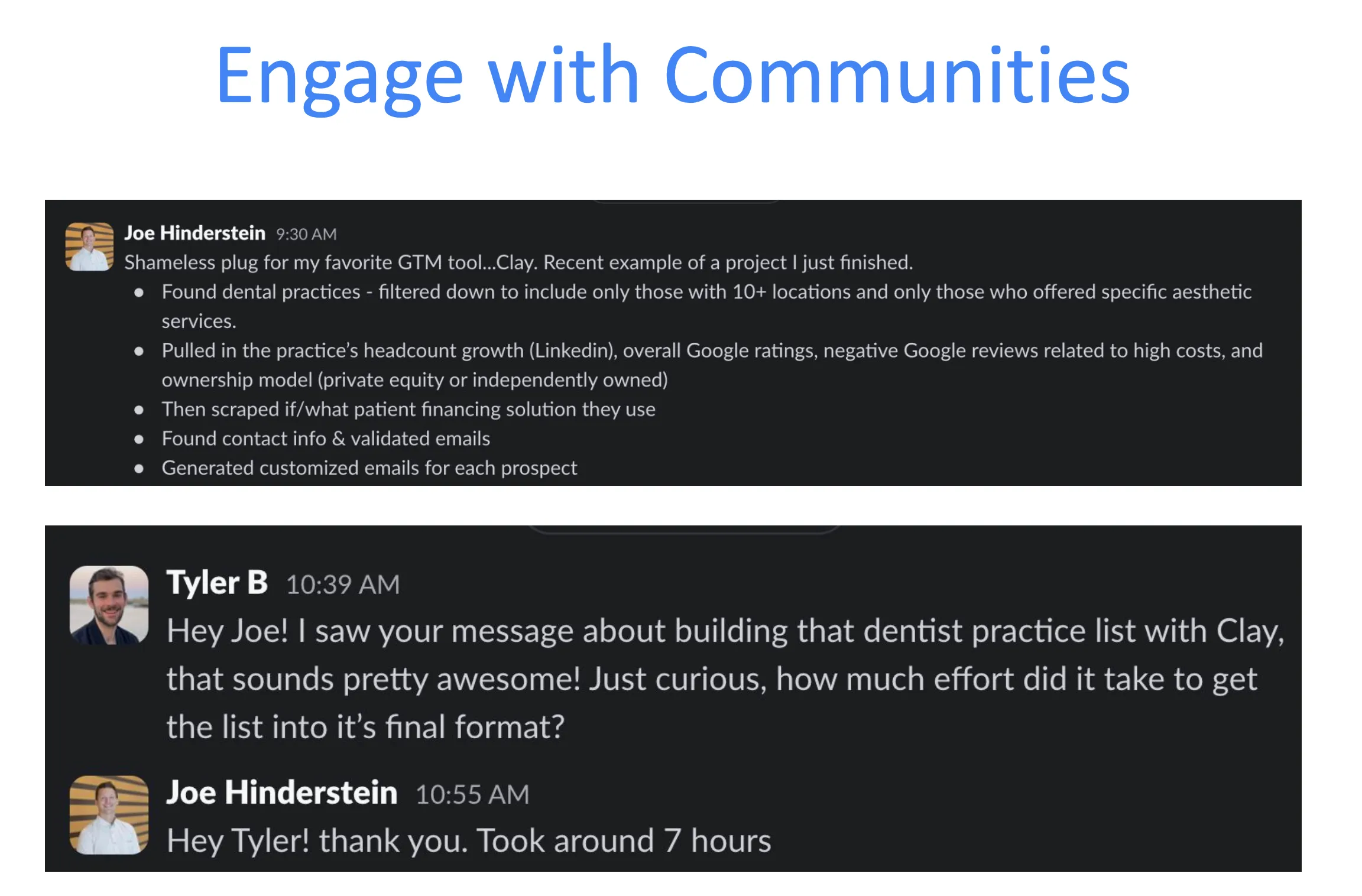 Community engagement strategies
