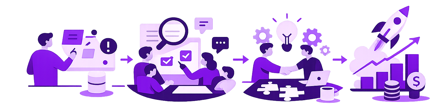 Illustration showing how Foundations NEXT works